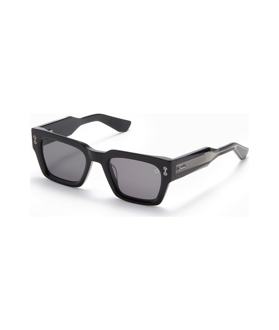 Akoni Cosmo - Black / Black Rhodium Sunglasses | italist