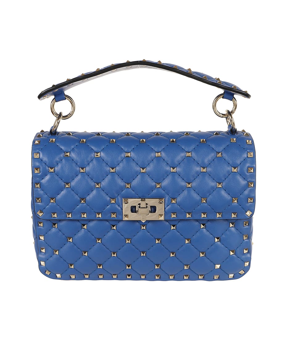 ショルダーバッグ・ポシェット Valentino Garavani `Rockstud Spike` Medium Shoulder Bag Medium Nappa Rockstud Spike Bag for Woman in Black