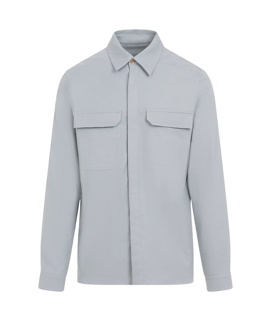 リックオウエンス Rick Owens Work Shirt RICK OWENS - Men Cotton Work Shirt – Atelier New York