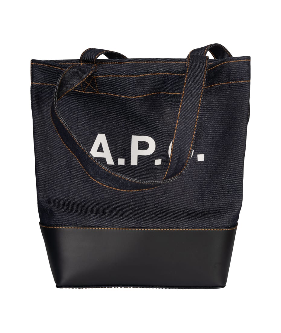 A.P.C. Axel Small Denim Tote | italist