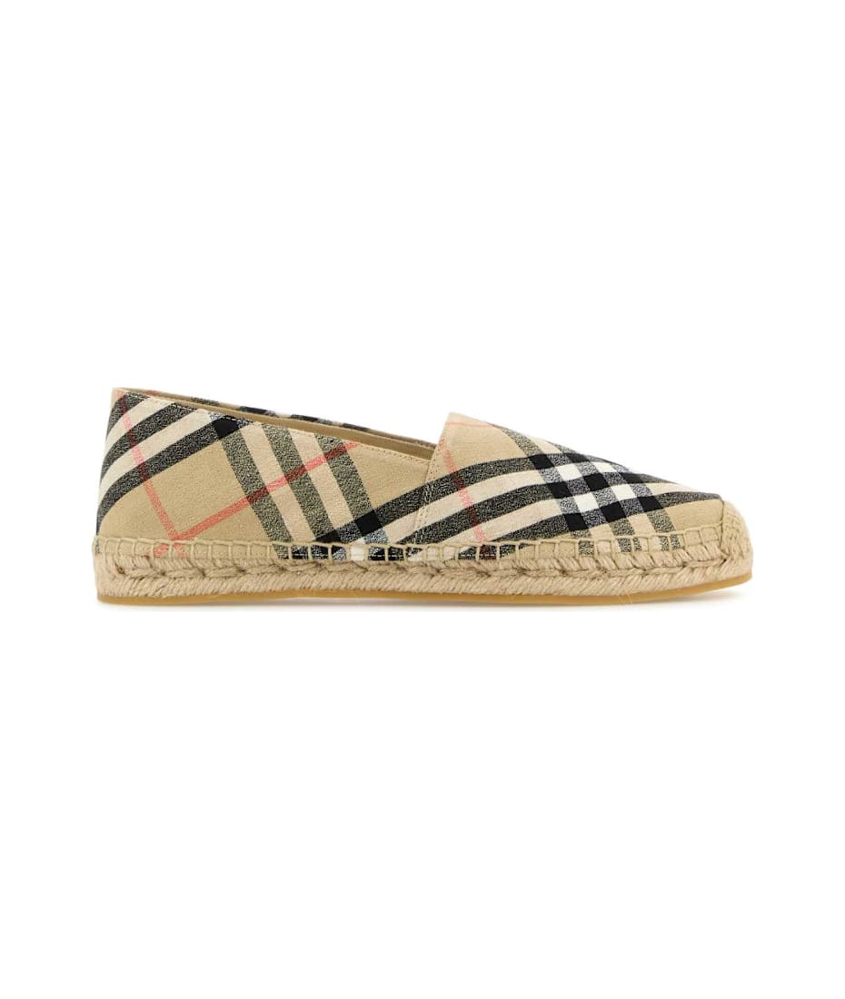 サンダル・ミュール BURBERRY Embroidered Canvas Espadrilles Burberry Embroidered Canvas Espadrilles | italist
