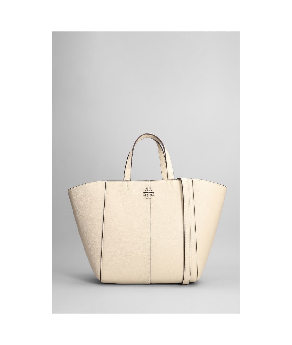 Tory Burch Mcgraw Tote In Beige Leather | italist