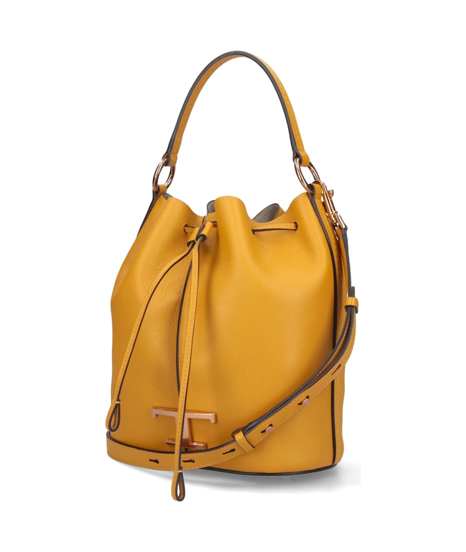 TOD'S ◆ T Timeless Bucket Bag Tod's Small Bucket Bag