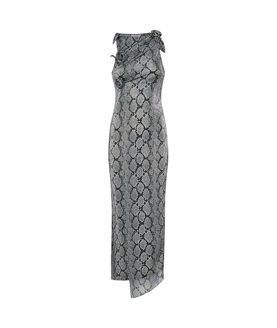 Coperni Snake Print Asymmetric Flower Gown | italist, ALWAYS LIKE A SALE Coperni Snake Print Asymmetric Flower Gown | italist, ALWAYS LIKE A SALE
