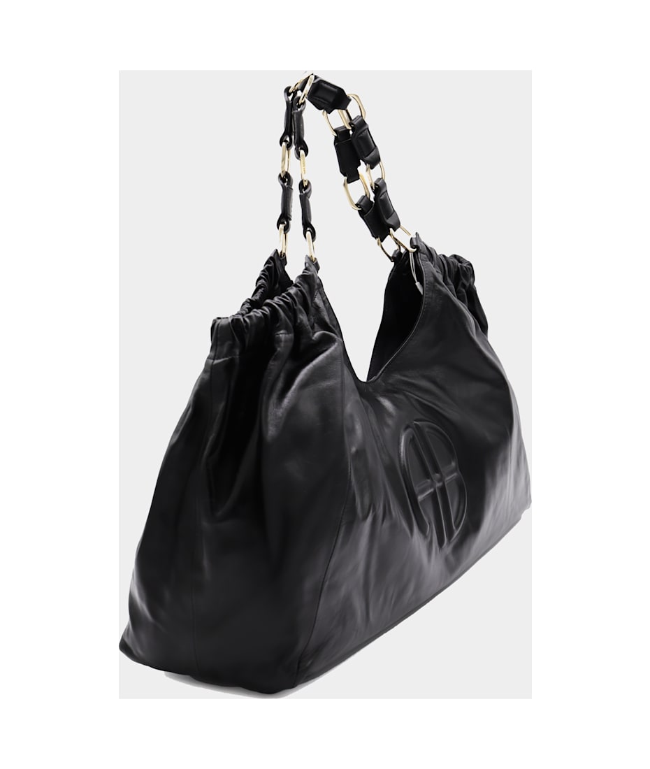 トートバッグ Kate Shopper Bag - Anine Bing - Leather - Black Anine Bing Black Leather Kate Tote Bag | italist