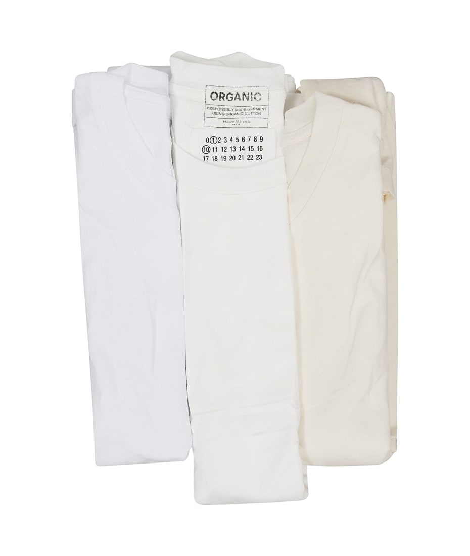 【送料&関税込】Maison Margiela Tri-pack T-shirt Set Maison Margiela Tri-pack T-shirt Set | italist