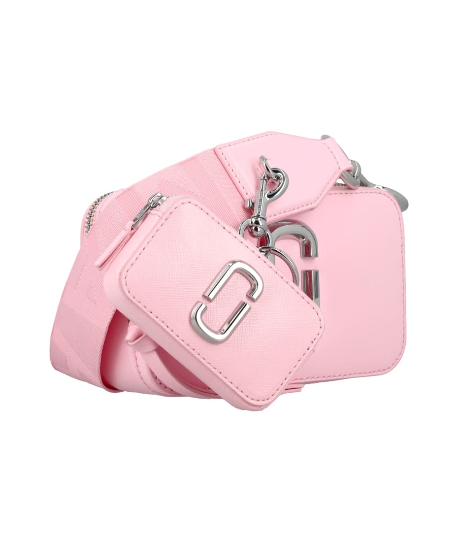 Style the new Marc Jacobs utility snapshot bag in Bubblegum pink