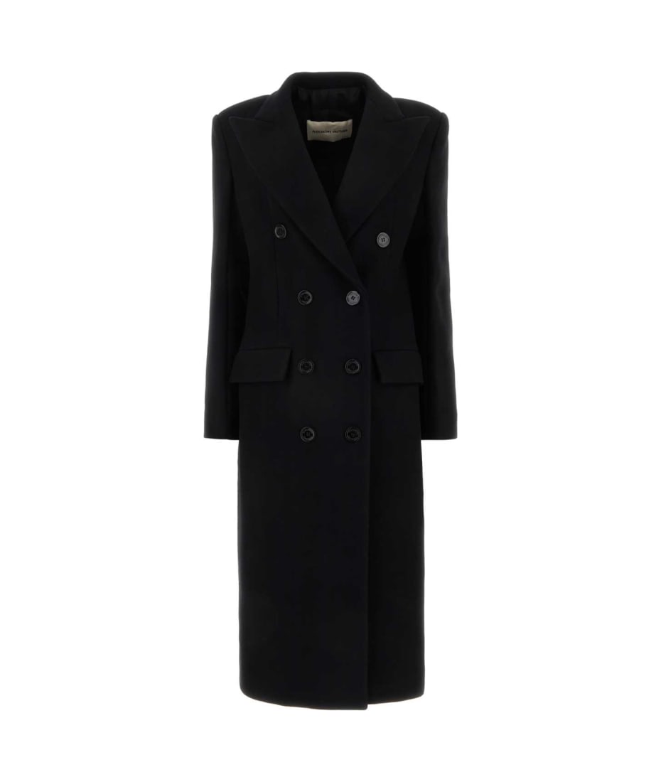 コート ALEXANDRE VAUTHIER Black Wool Blend Coat Alexandre Vauthier Black Wool Blend Coat | italist