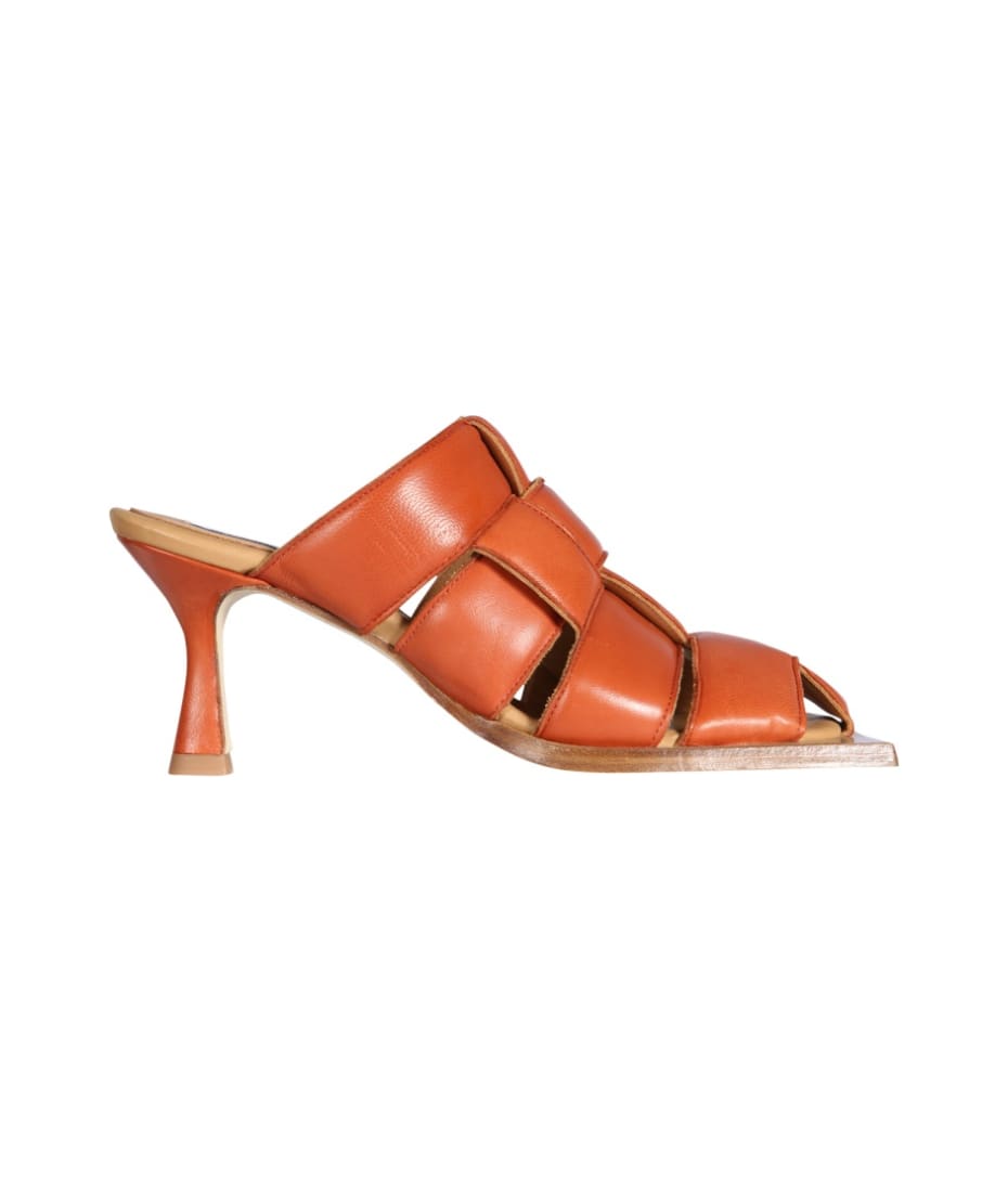 サンダル・ミュール miista SS22 MULE MAYTE BRICK SANDALS (MI_3729_BROWN) Miista Mule Mayte Brick Sandals | italist