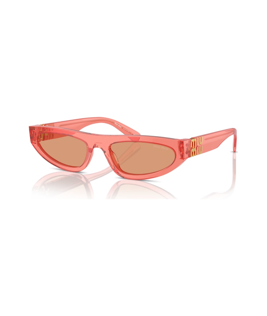【送料&関税込】Miu Miu Mu 07zs Tulip Transparent Sunglasses Miu Miu Eyewear Mu 07zs Tulip Transparent Sunglasses