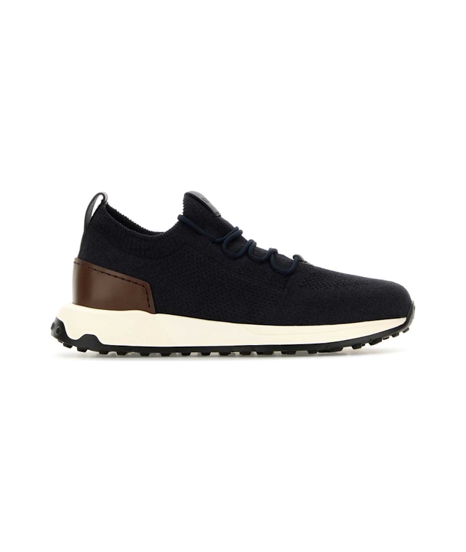 スニーカー Tod'S Midnight Blue Fabric Slip Ons Woman BLUE Kate Slip-on Sneakers in Fabric