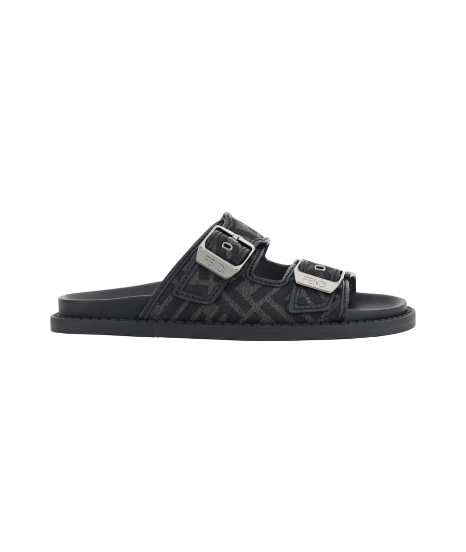 サンダル・ミュール Fendi Calfskin Sandals With Buckle Closure Fendi Calfskin Sandals | italist