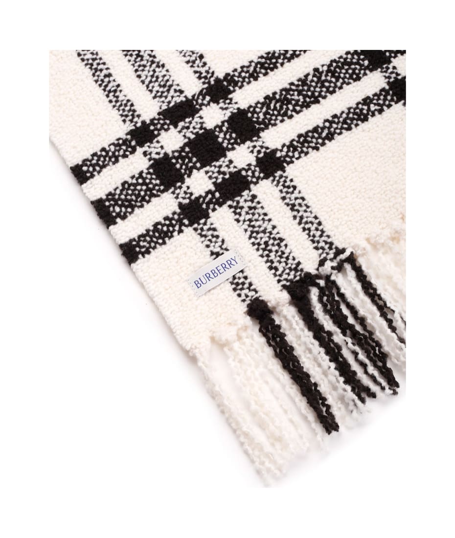 Burberry women Brushed Wool Scarf - Multicolor
