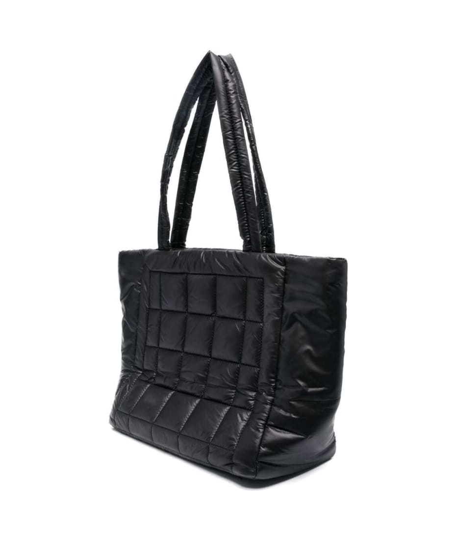 MICHAEL Michael Kors Black Lilah Quilted Tote Bag In Polyester Woman