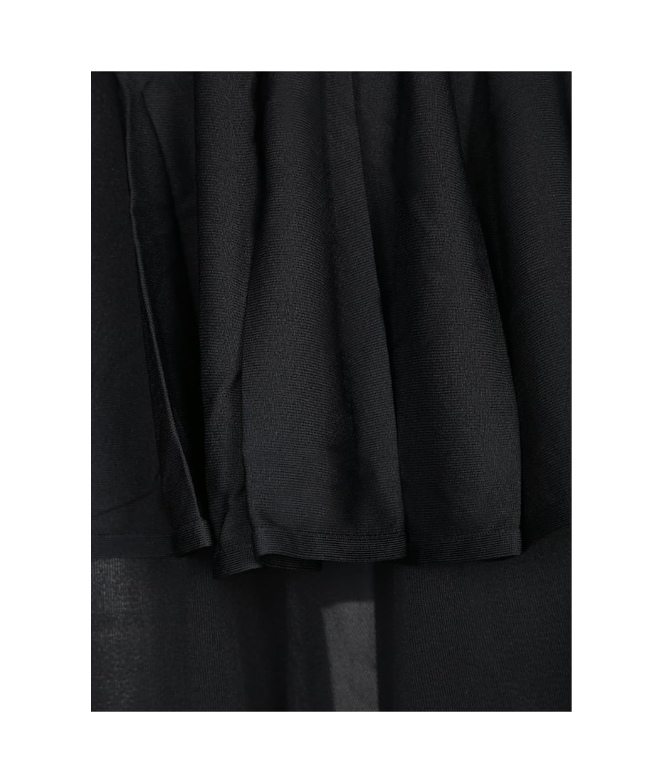 Alaia Black Sheer Crinoline Trousers | italist