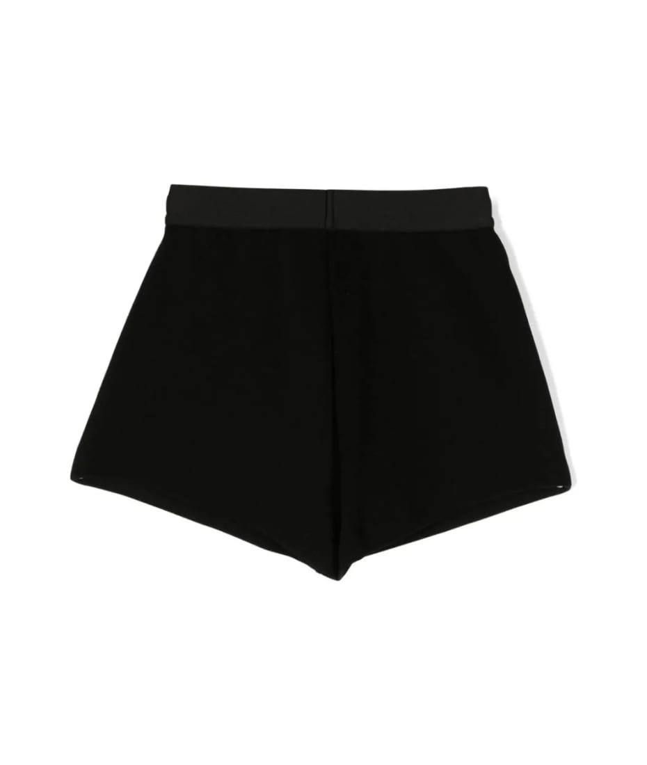 Balmain Shorts With Monogram - Black