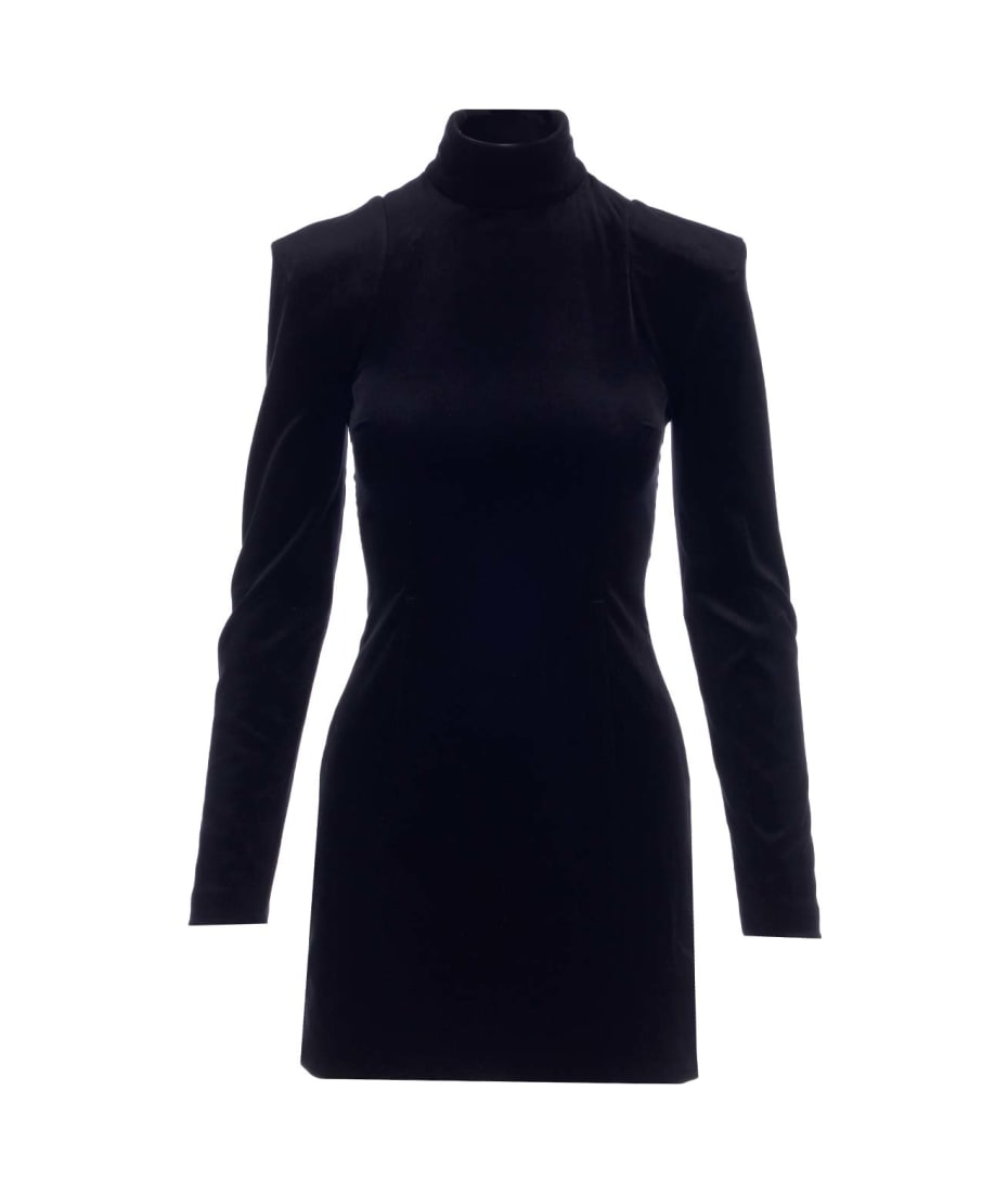black and white contrast mini dress English Factory main image 1