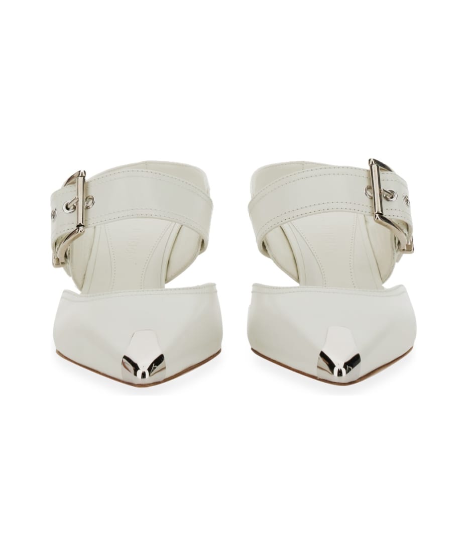MCQUEEN 'Punk’ sandals Punk Sandals - Alexander Mcqueen - Leather - Black/Silver