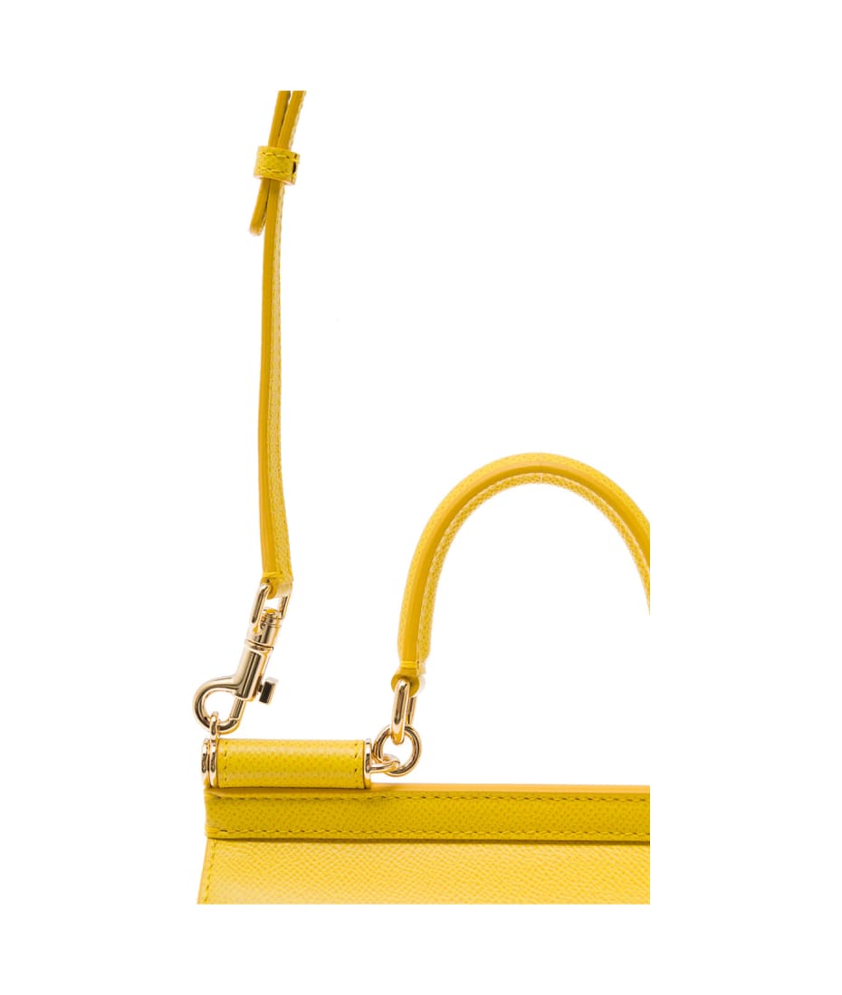 Large Sicily handbag in Yellow