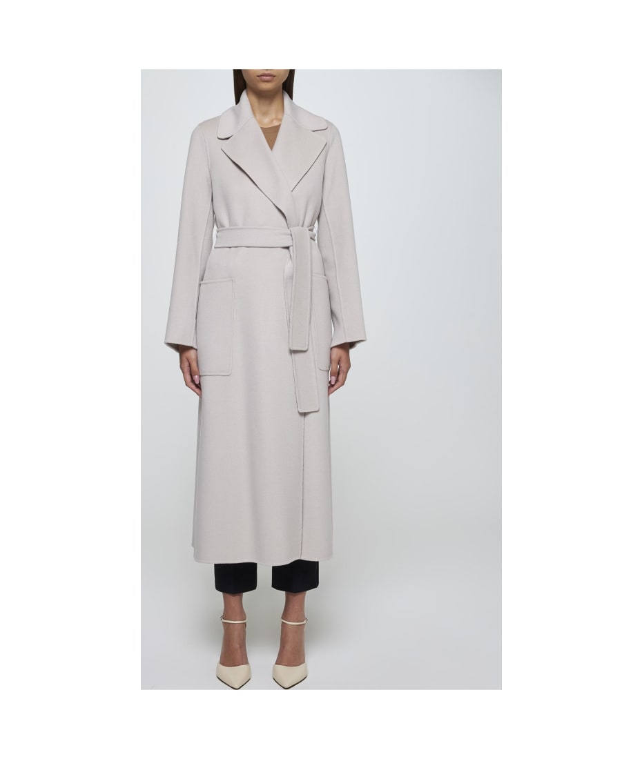 S Max Mara Paolore Belted Wool Coat | italist