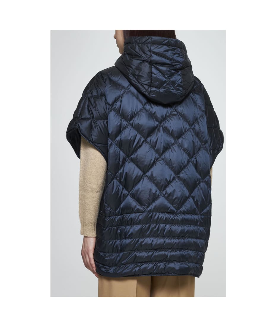 Max Mara The Cube Treman Quilted Nylon Down Cape | italist