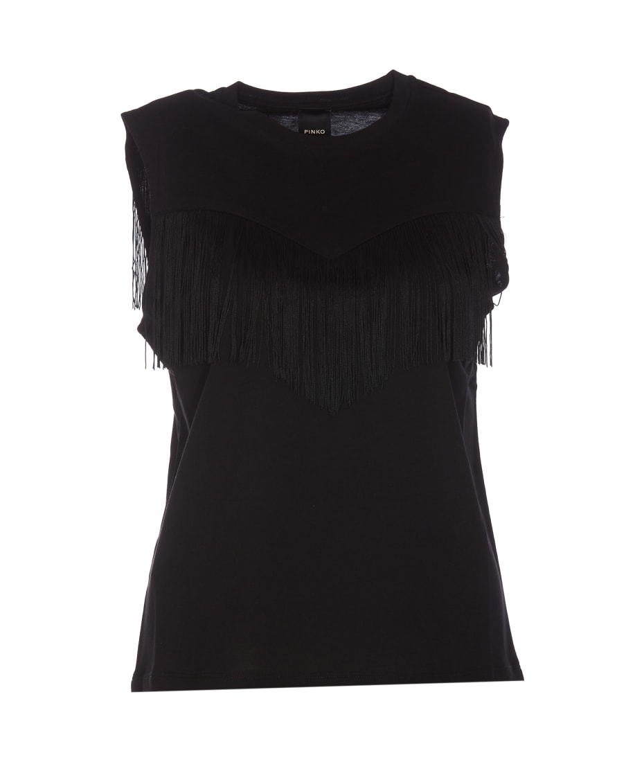 Tシャツ・カットソー PINKO 105145 A2LT ZI6 Shirts PINKO star-print T-shirt | Black | FARFETCH JO