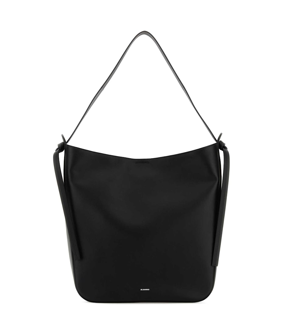 ショルダーバッグ・ポシェット Jil Sander Black leather shopping bag (J07ZH0061P6582 001) Jil Sander Black Leather Shopping Bag | italist