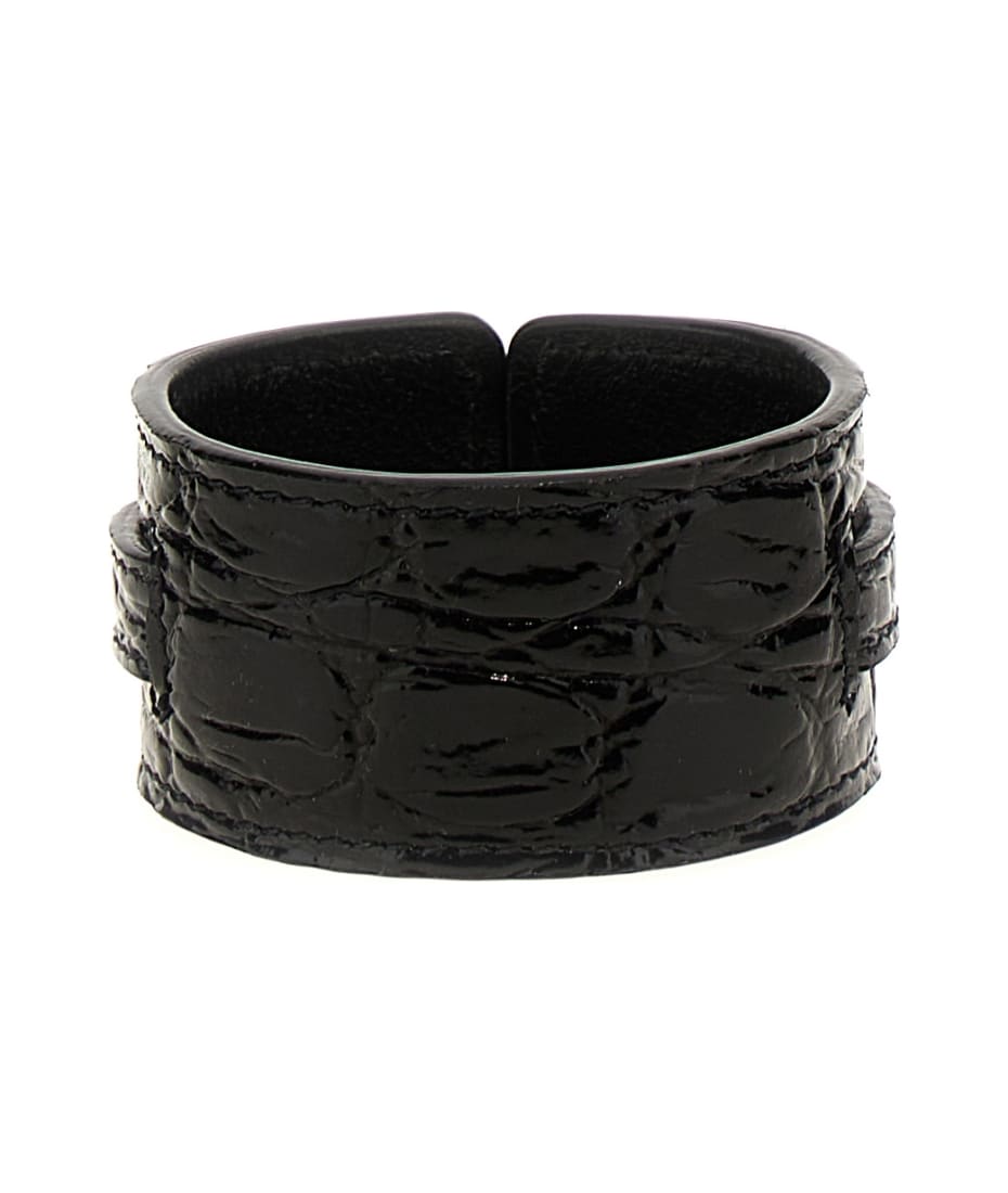 アクセサリーその他 SAINT LAURENT 'Le Carre' bracelet Black 651489AACUV Saint Laurent 'le Carrè' Large Bracelet | italist