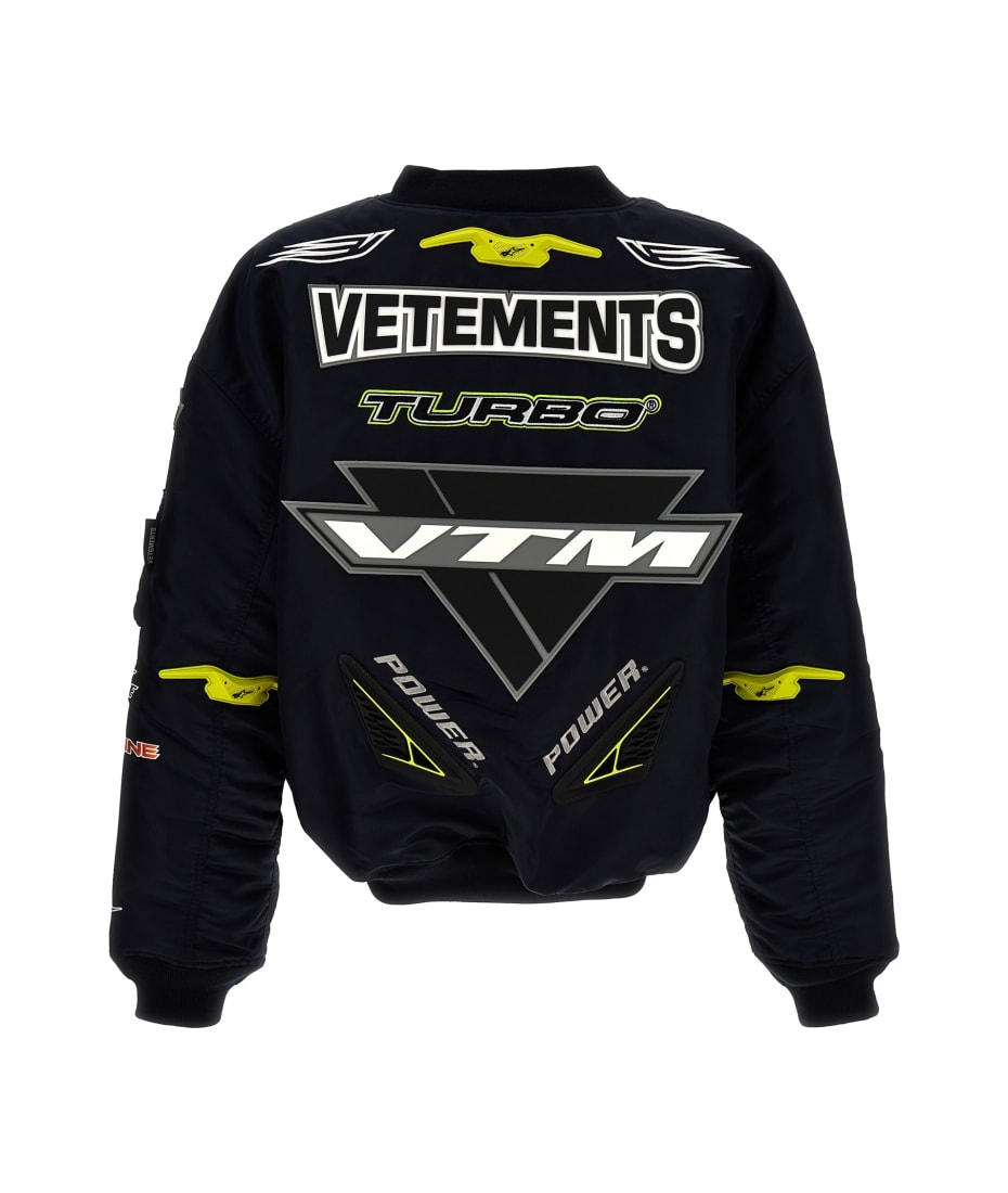 Vetements X Alpha Industries 'racing' Bomber Jacket