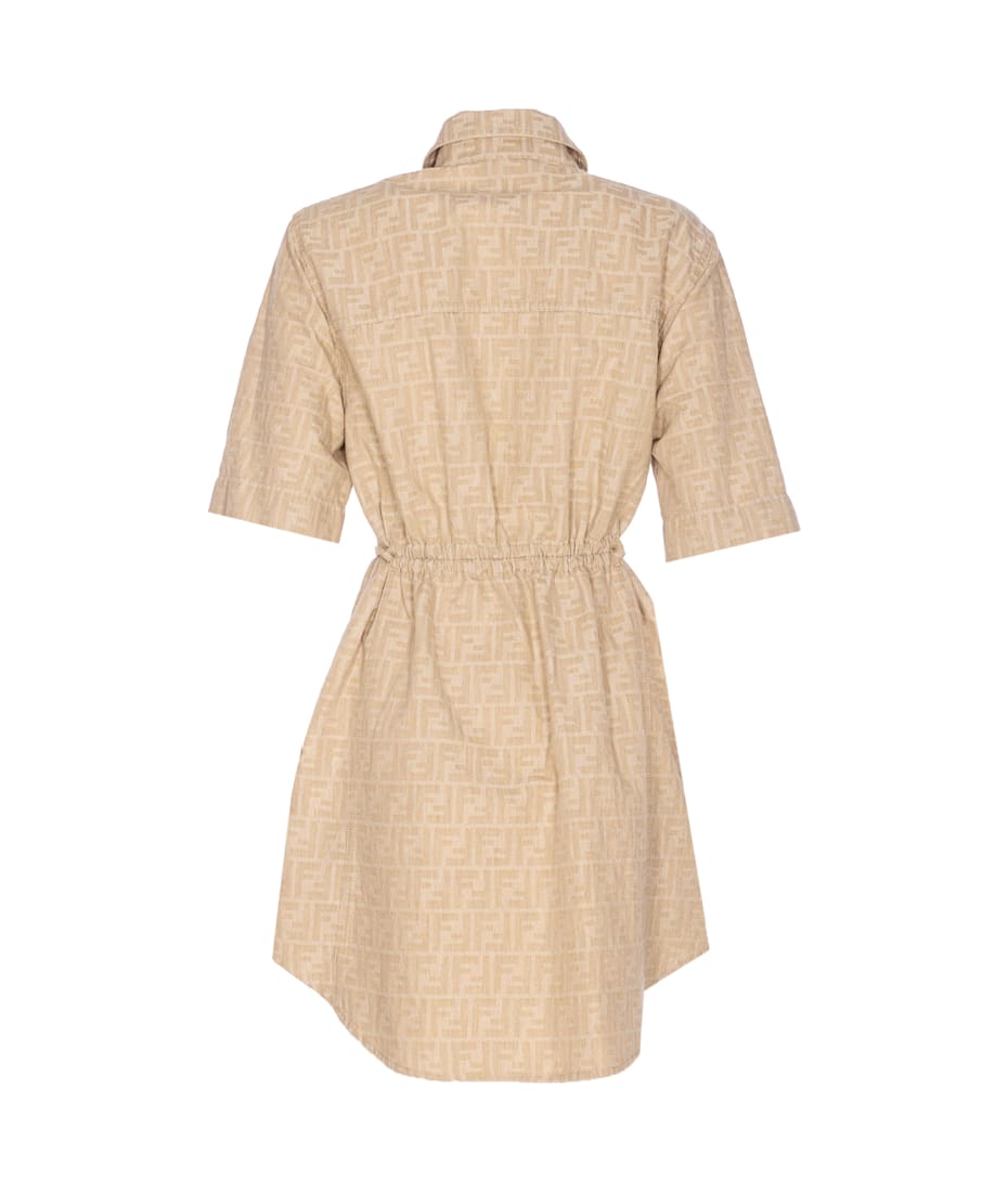 Fendi Ff Logo Denim Dress | italist