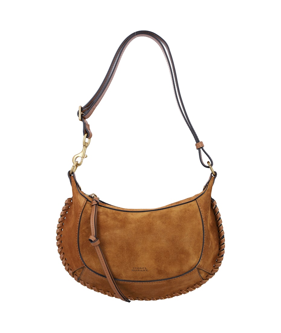 【Isabel Marant】Oskan Moon Bag Oskan Moon Bag Woman black and gold | ISABEL MARANT Official