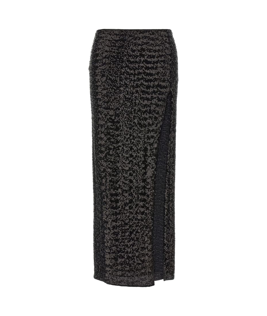 スカート Oseree FW24 'Paillettes Long' skirt (PRF246 BLACK) Oseree 'paillettes Long' Skirt | italist