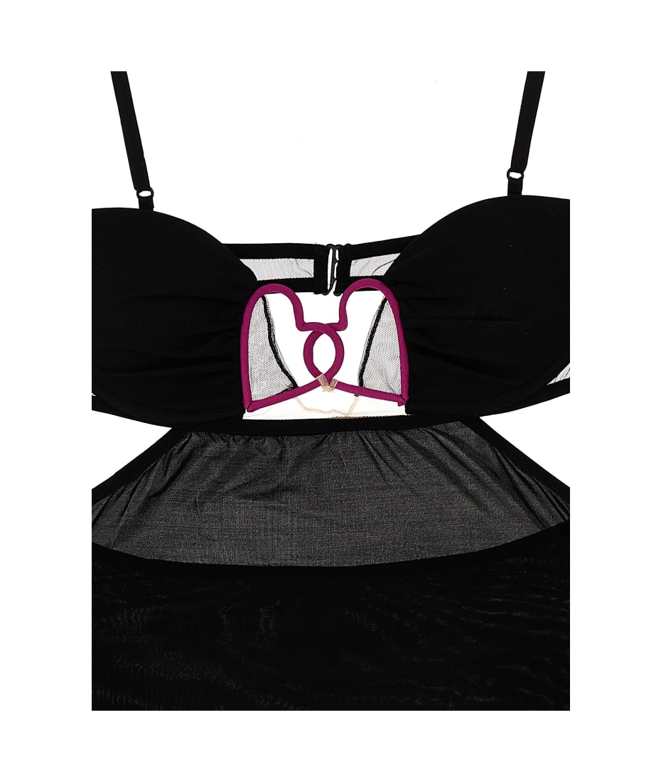 【関税込み】NENSI DOJAKA 'Heart Bra' long dress Nensi Dojaka Heart bra long dress | The Fashion Square