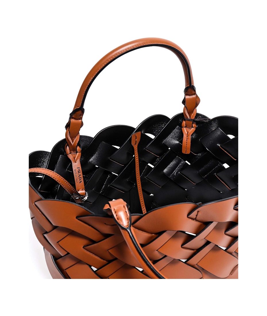 ハンドバッグ PRADA HAND BAG (1BC249ASK F04IS) Prada Structured top handles adjustable strap tote bag | The