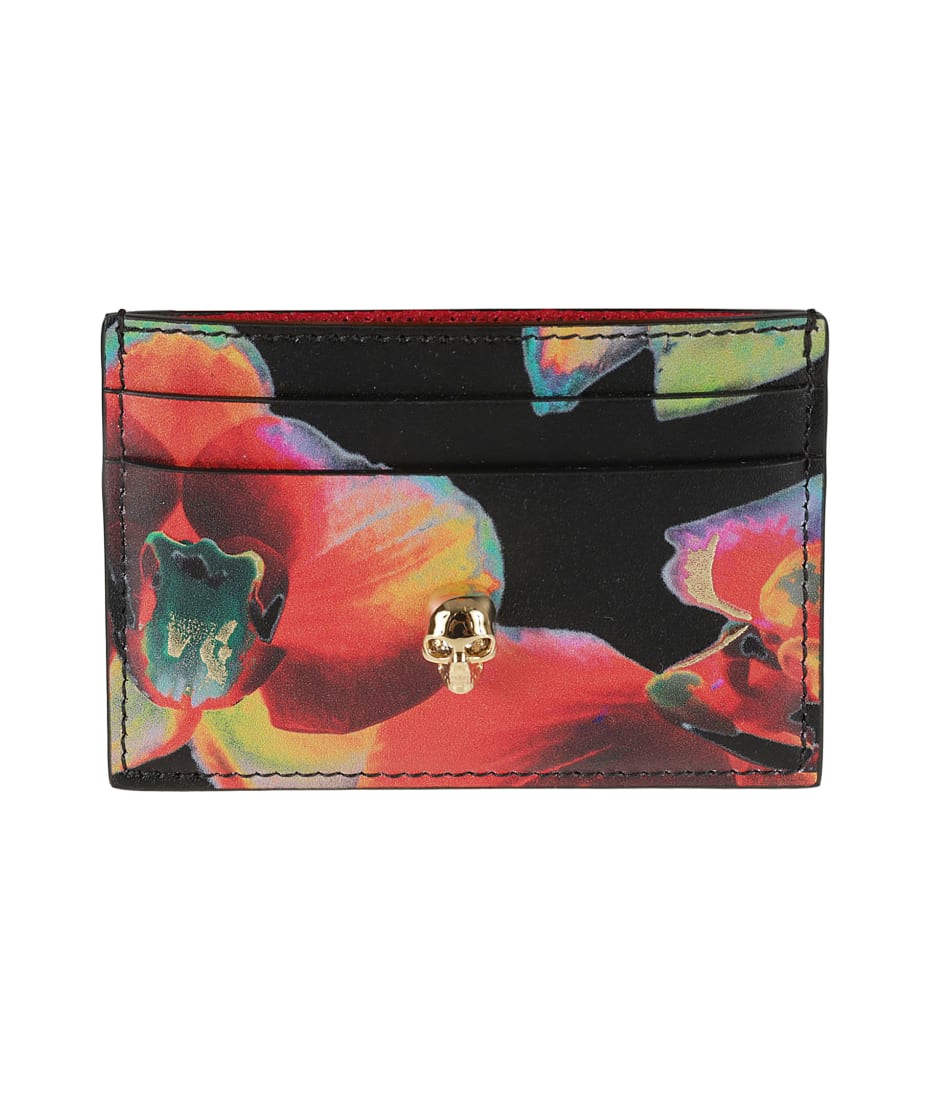 カードケース・名刺入れ Alexander Mcqueen Card Holder Women's Skull Card Holder in Red | McQueen AU