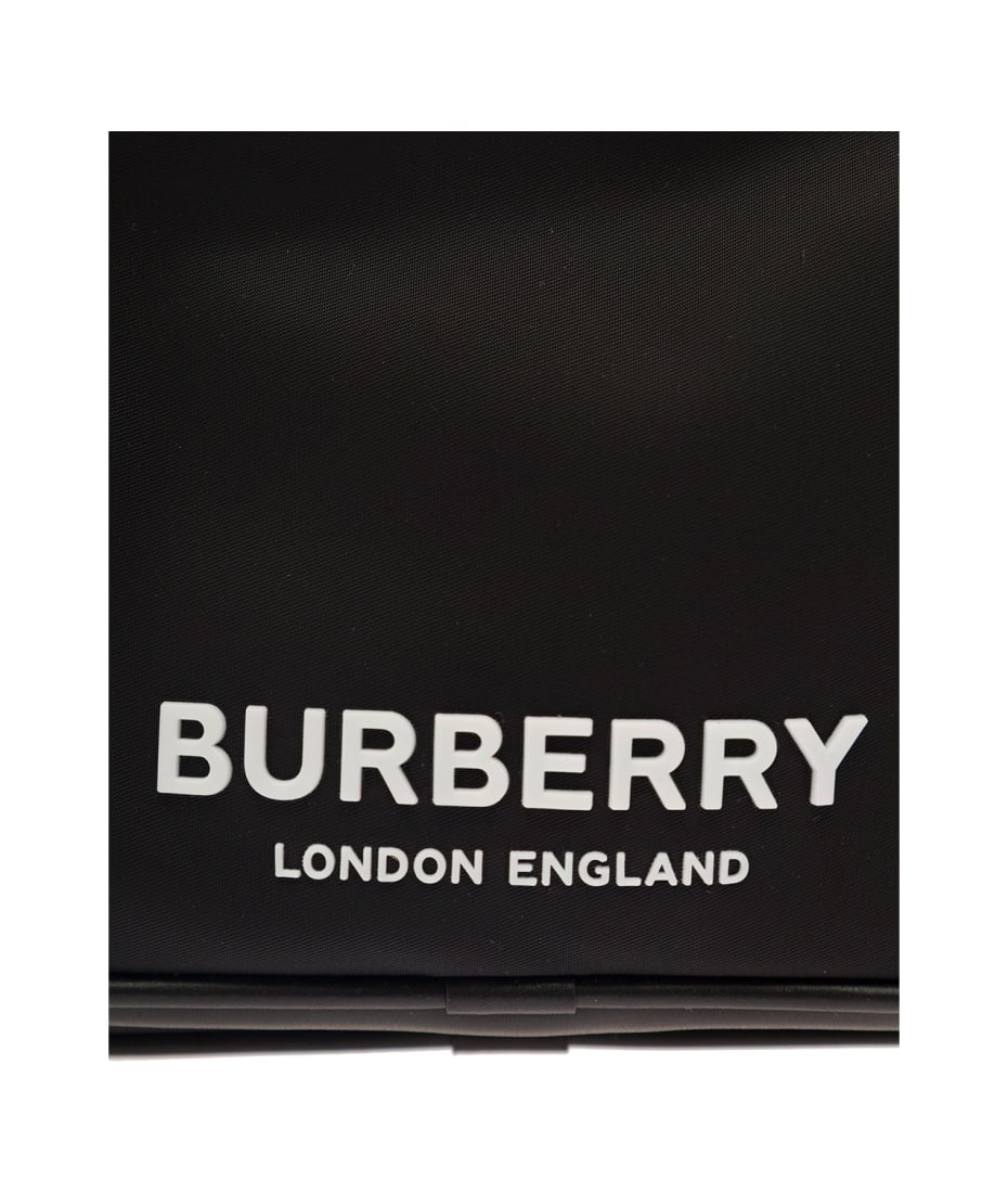 Burberry Small Rose Beige Logo Branded Econyl Nylon Tote Shoulder