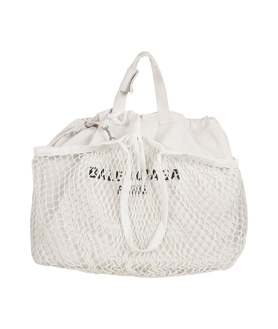Balenciaga Logo Mesh Tote | italist