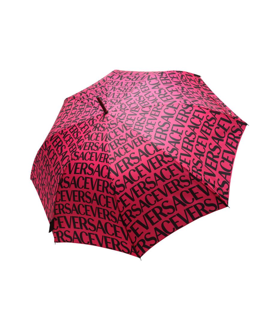 Versace Allover Umbrella - Fuxia+black