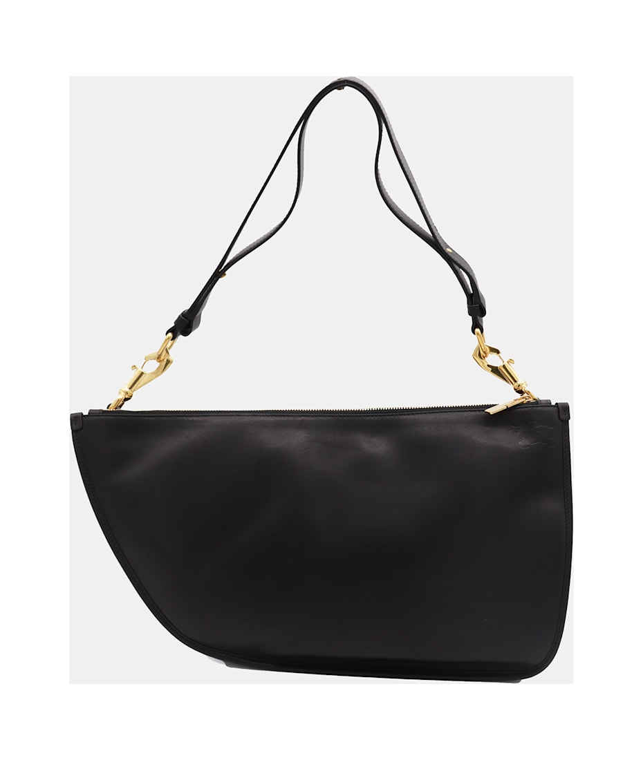 売れ筋商品お見逃しなく Burberry Black Leather Shoulder Bag | italist バッグ