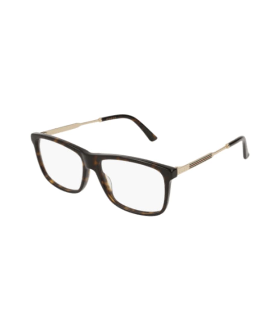 メガネ GUCCI Gucci - GG0303O - 002 havana gold transpare Gucci Eyewear Gg0303o002 Havana Gold Transpare | italist