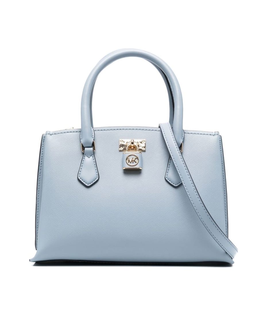 MICHAEL KORS: Michael Marilyn bag in saffiano leather - Sky Blue