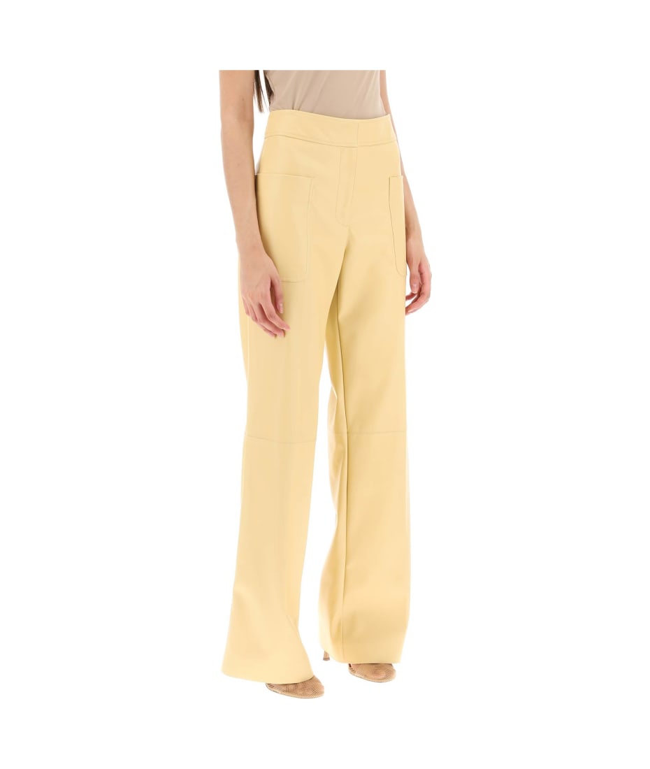 Stella McCartney Vegan Leather Wide Leg Pants | italist