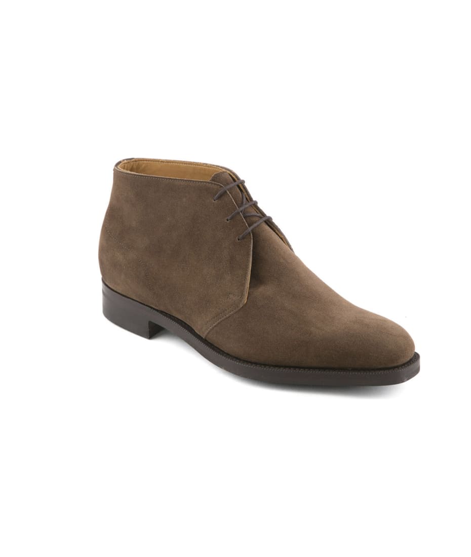 Green suede chukka boots on sale