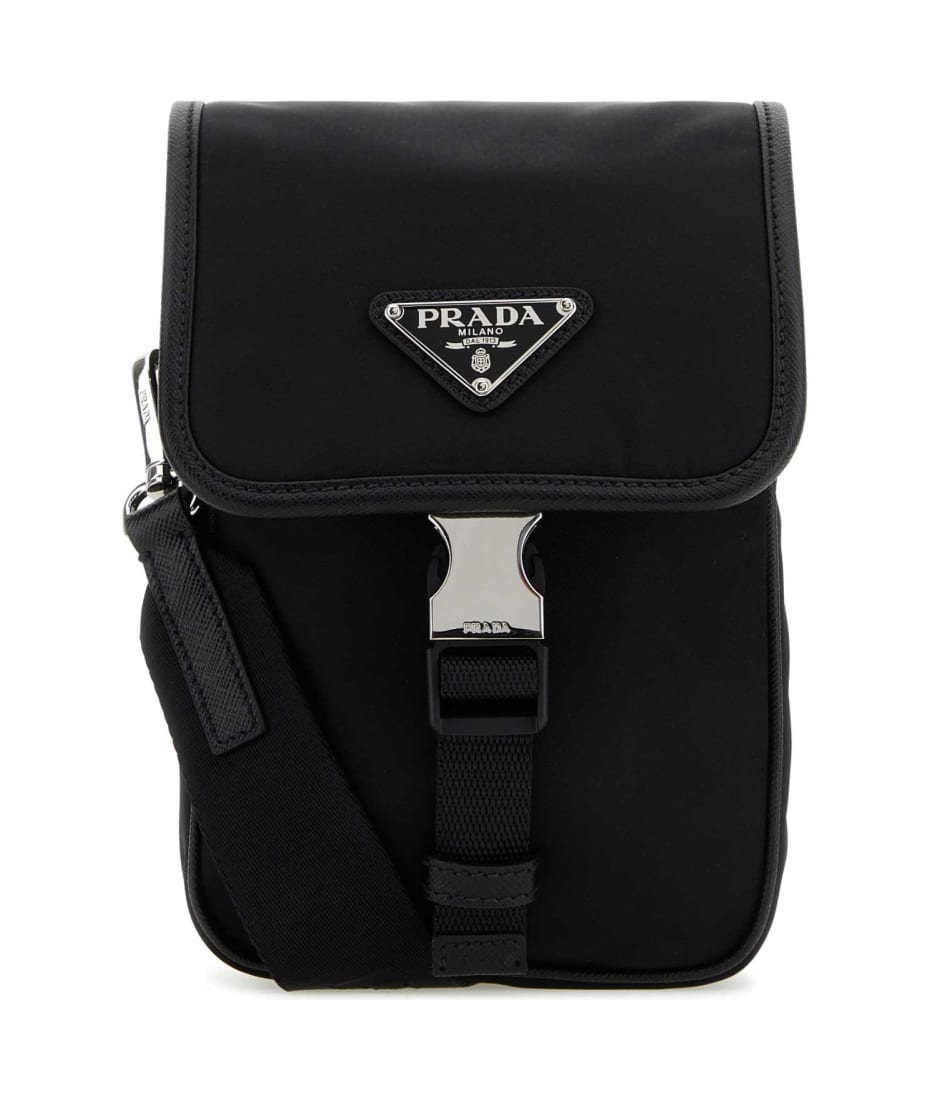Prada Black Nylon Crossbody Bag | italist