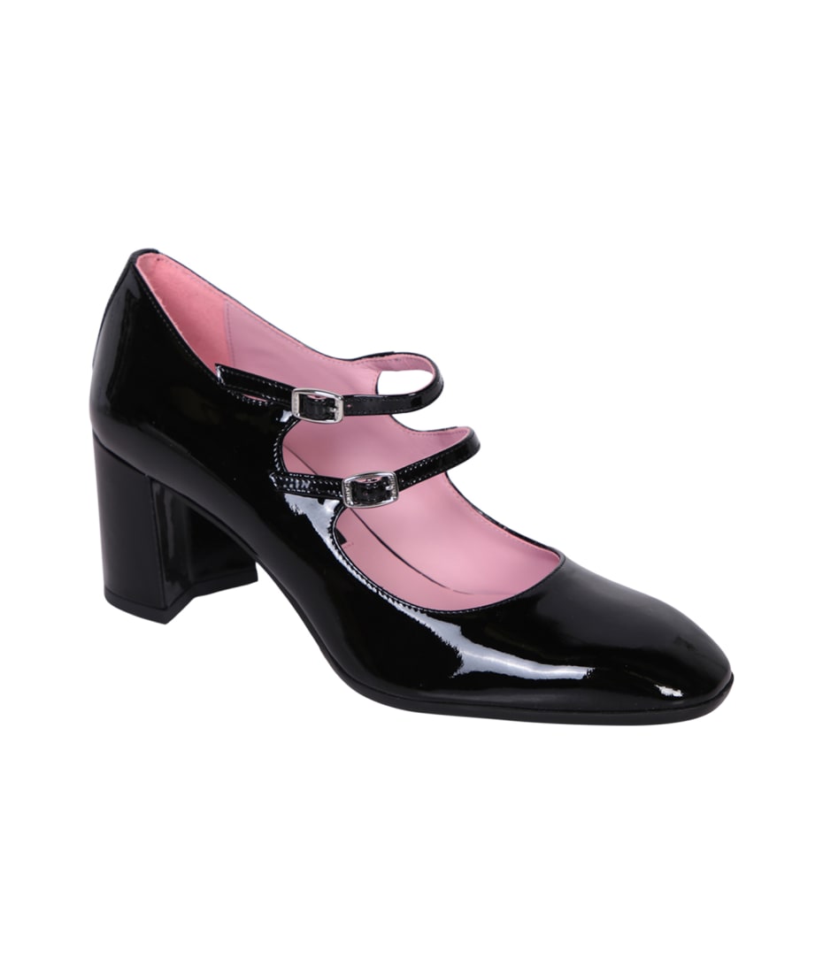 KEEL black patent leather Mary Janes pumps