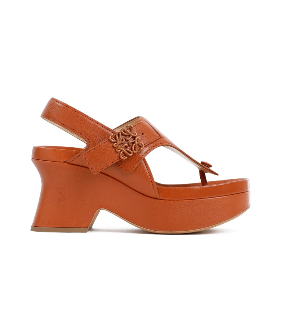 お買い得！！★ ロエベ ★ Ease Open ミュール 45 Loewe Ease Flatform 90 Sandals | italist