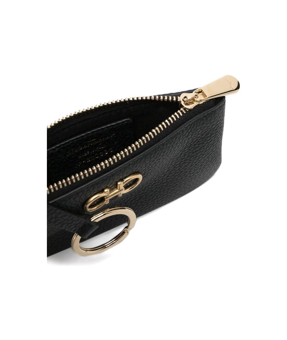 Salvatore Ferragamo 小物類（その他） シルバー 4502625F0013 Salvatore Ferragamo Yellow Pebbled Calf Leather Bice Small