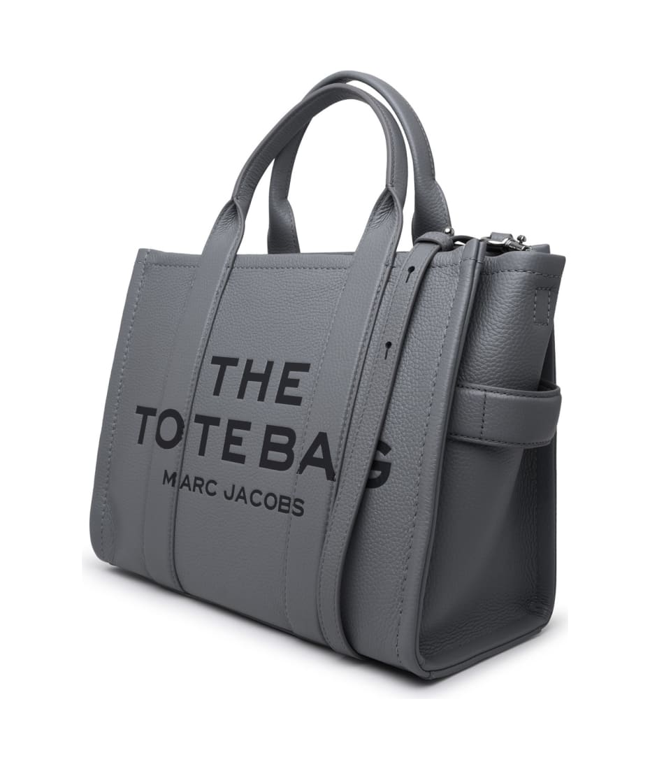 Marc Jacobs Gray Leather Midi Tote Bag | italist