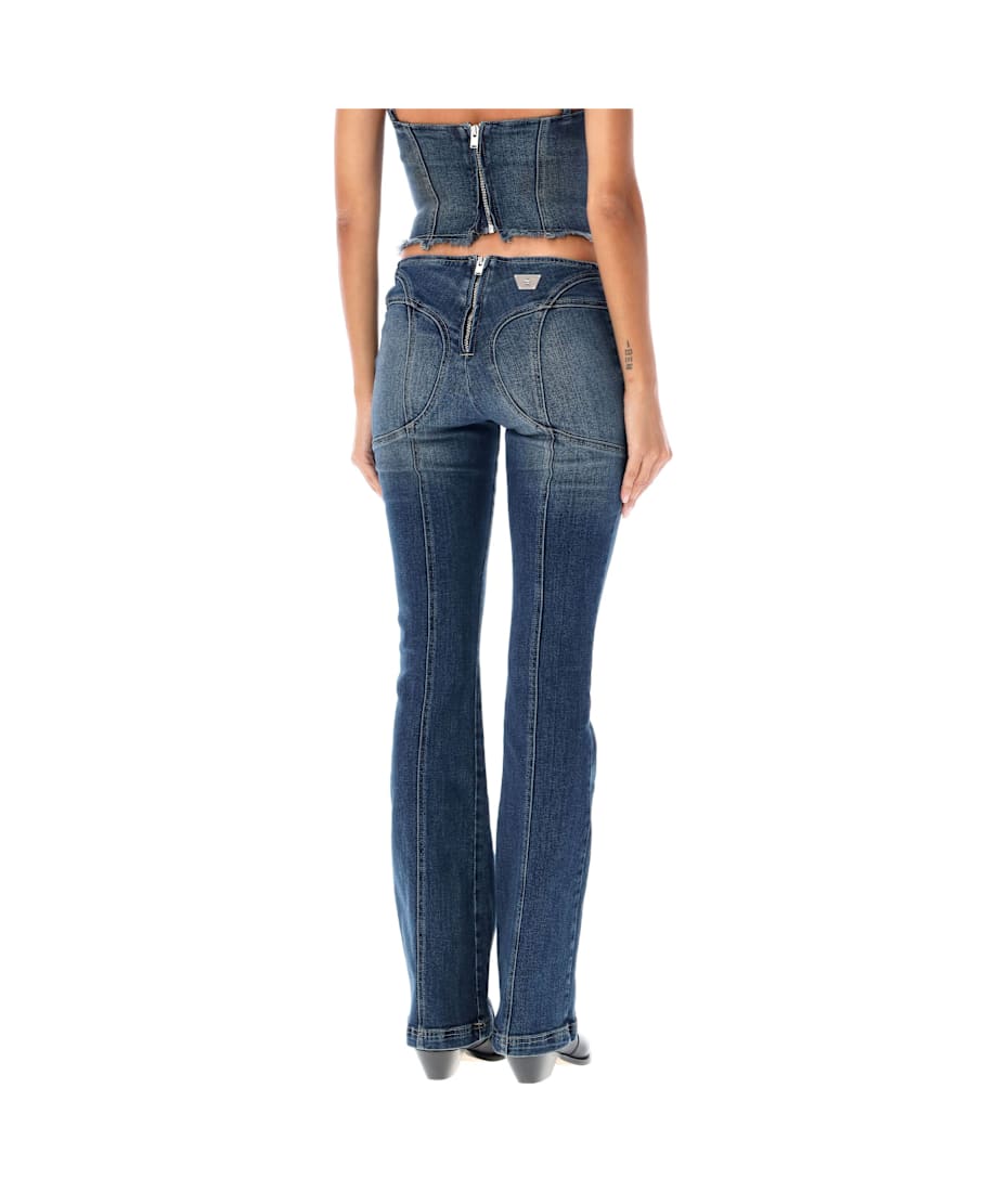 デニム・ジーパン MISBHV FW24 LARA LACED JEANS (241W305 MALIBU BLU) MISBHV Lara Laced Jeans | italist