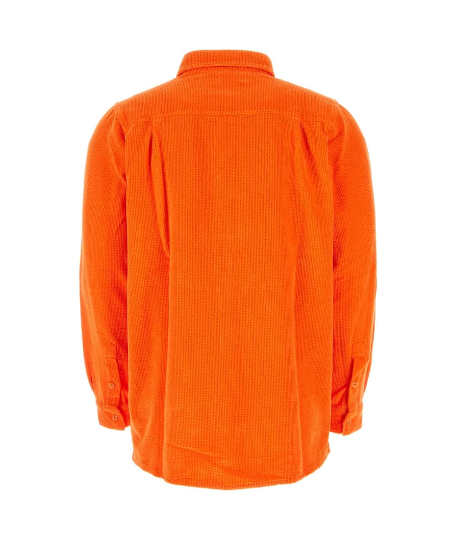 ERL Orange Corduroy Shirt | italist